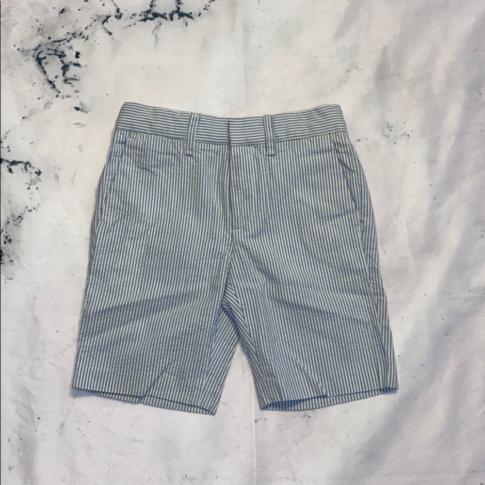 Boys JCREW Blue Striped Shorts